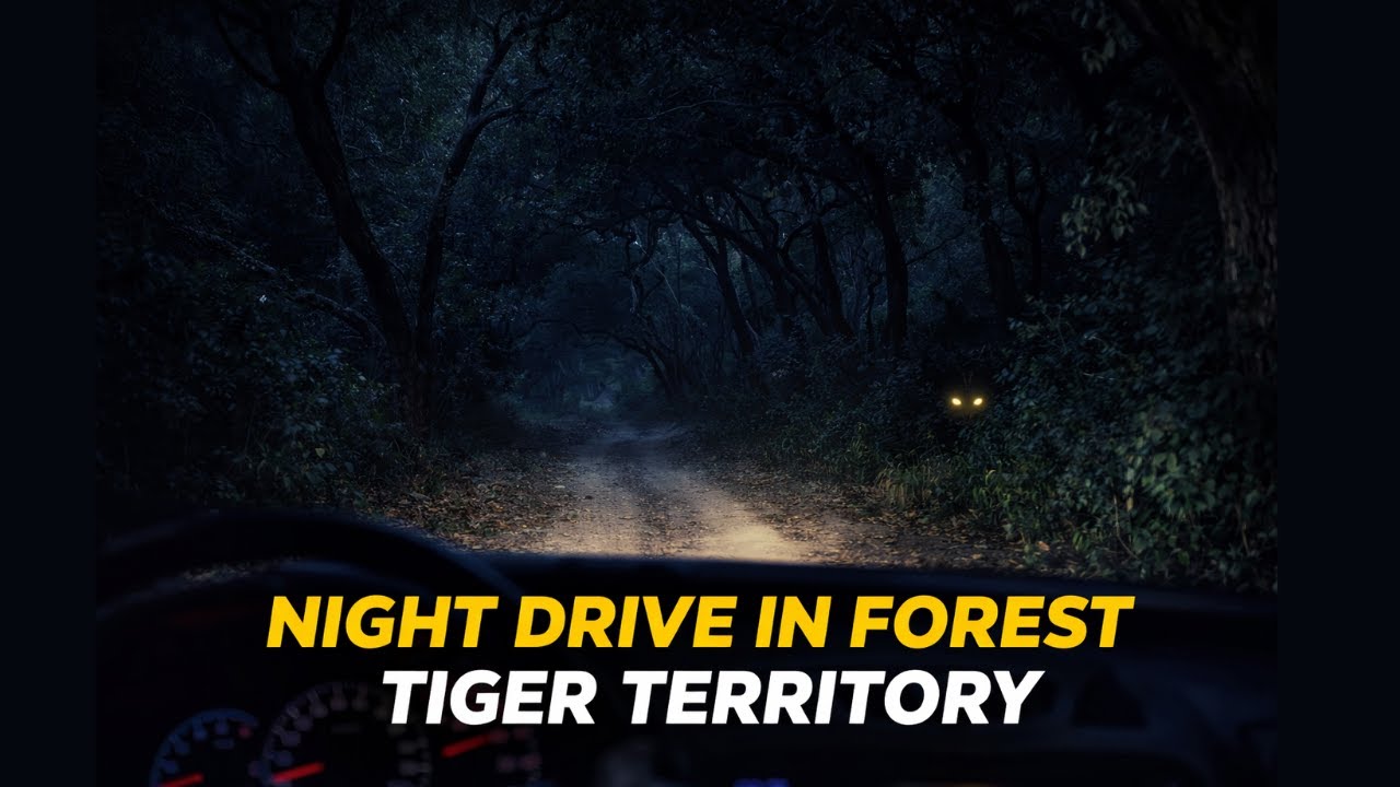 जंगल में रात की Drive… Jim Corbett National Park
