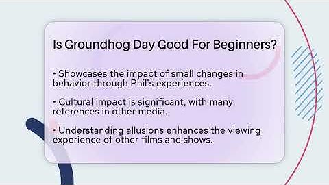 Is Groundhog Day Good For Beginners? - Famous Movies Club