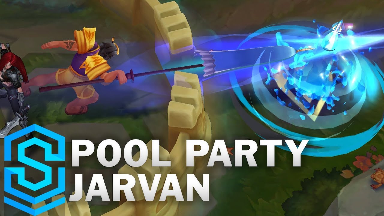 Pool Party Jarvan Iv Skin Spotlight Pre Release League Of Legends Youtube