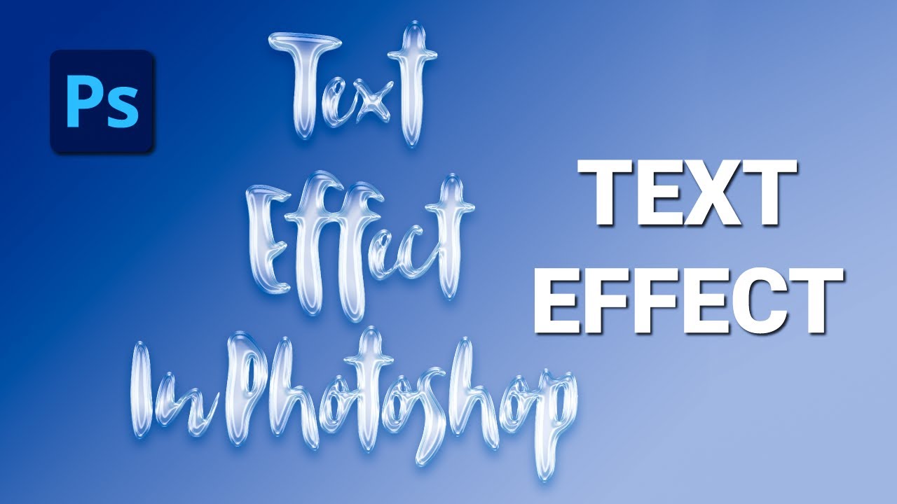 Liquid Text Effect In Photoshop | Photoshop Tutorial |
