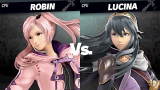Super Smash Bros. Ultimate - Robin F Pink Vs Lucina Purple