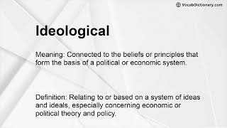 Ideological Meaning