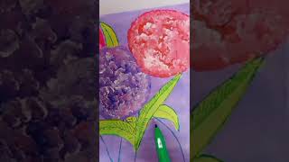 💐☘blooming flower vase painting for beginners#@bloominpaintbysamira7248