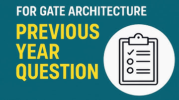99% Students Miss These PYQs! | GATE Architecture Secrets