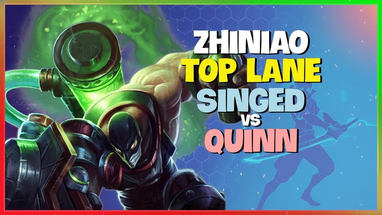 Rank 1 Singed Masterclass: ZhiNiao Challenger Gameplay Engsub