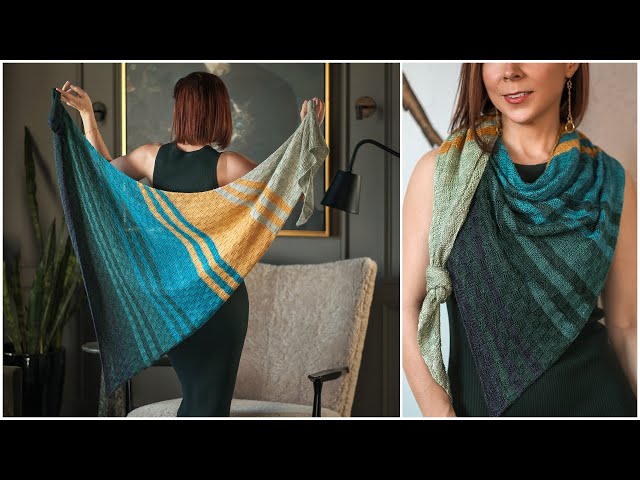 ニット/セーター NKNIT  basket knitting shawl set Easy, Step-by-Step Instructions to Knit the Lovely, Basketweave