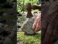 Axe vs Rock - The Unexpected Discovery #shorts #satisfying #viral