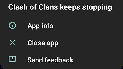 Fix clash of clans keeps stopping | cos has stopped problem | clash of clans keeps crashing 2022