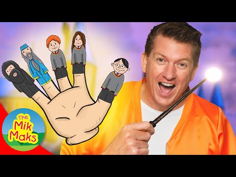 Wizard and Witches Finger Family | Halloween Kids Songs and Nursery Rhymes | The Mik Maks