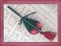 how to make a silk ribbon poinsettia christmas tree decoration