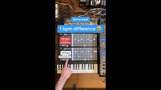 SAME BEAT, 1 bpm difference 🤯 #shorts