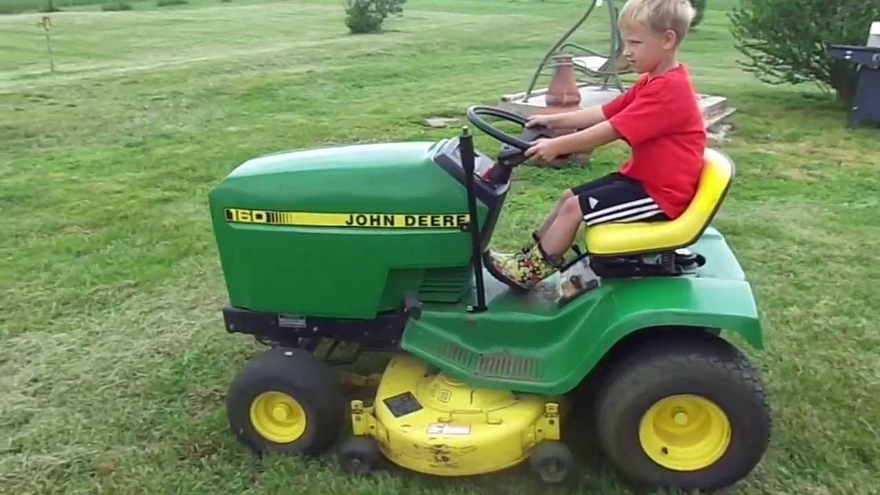 John Deere 160 Lawn Tractor Youtube