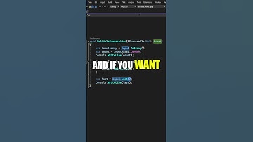 Solving Multiple Enumeration in C# is Actually Simple