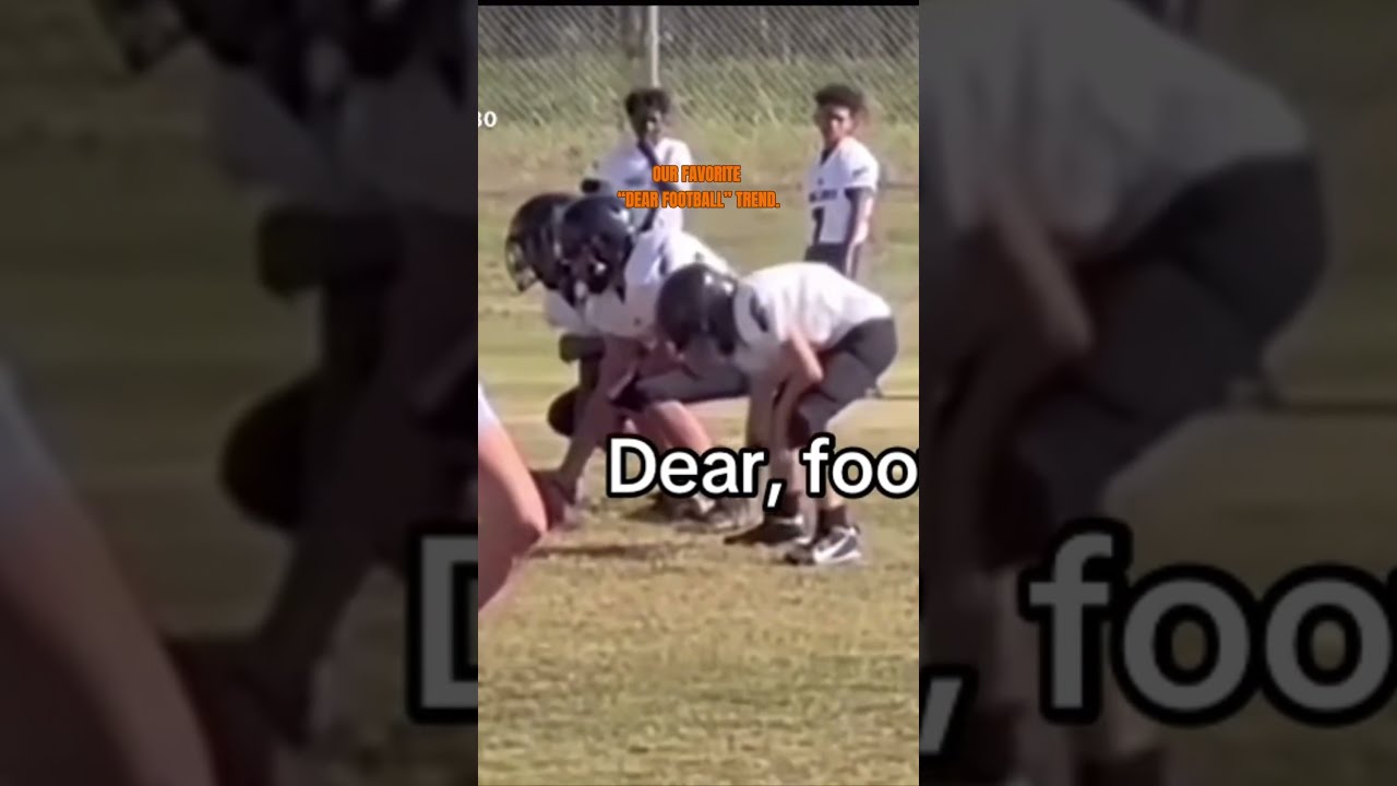 Our Favorite Dear Football Trend Dearfootball