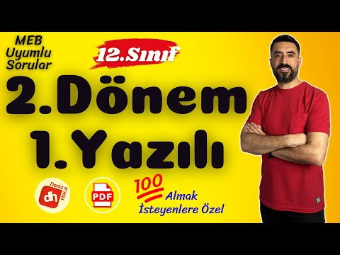 12.SINIF 2.DÖNEM 1.YAZILI SORULARI (MEB Senaryo Soruları) 💯 (12 Edebiyat Sınava Hazırlık Çalışması)