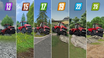 FS13 vs FS15 vs FS17 vs FS19 vs FS22 vs FS25 | CaseIH Quadtrac Suspensions Comparison 