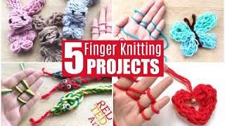 Five Fave Finger Knitting Projects from Knitting Without Needles