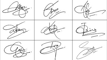 Short Signature Style ✍ | How to create signature #signature #signaturestyle @AnupCalligraphy