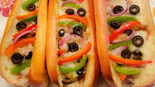 How to make chicken pizza sandwich / ፒዛ ሳንዱች በዶሮ አሰራር / Ethiopian Food