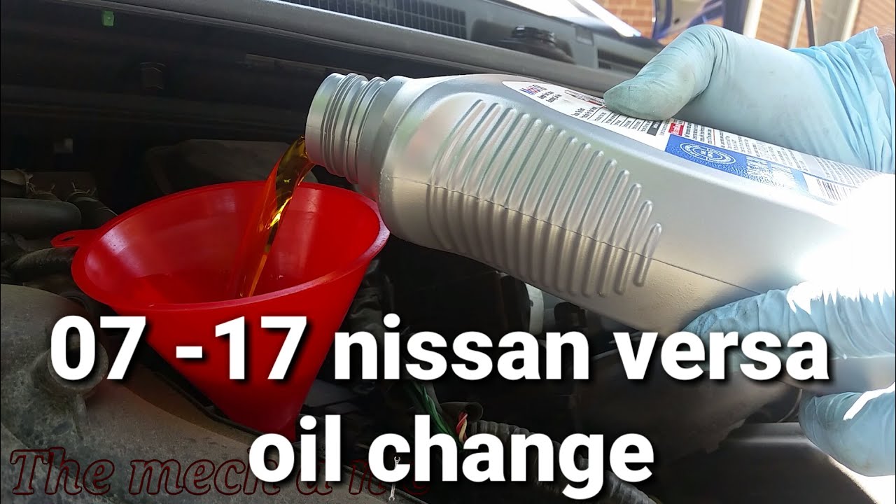 How Much Oil Does A Nissan Versa Note Take