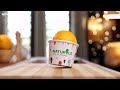 Naturals ice cream   orange pistachio