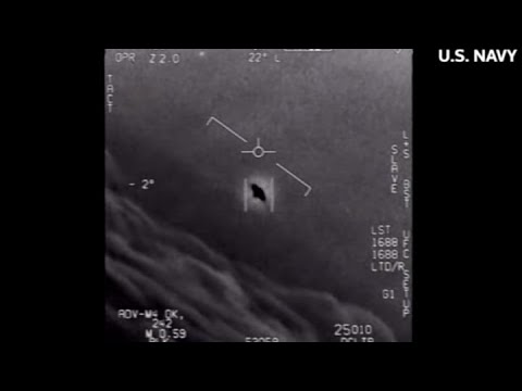 Watch the Pentagon's three declassified UFO videos taken by U.S. Navy pilots