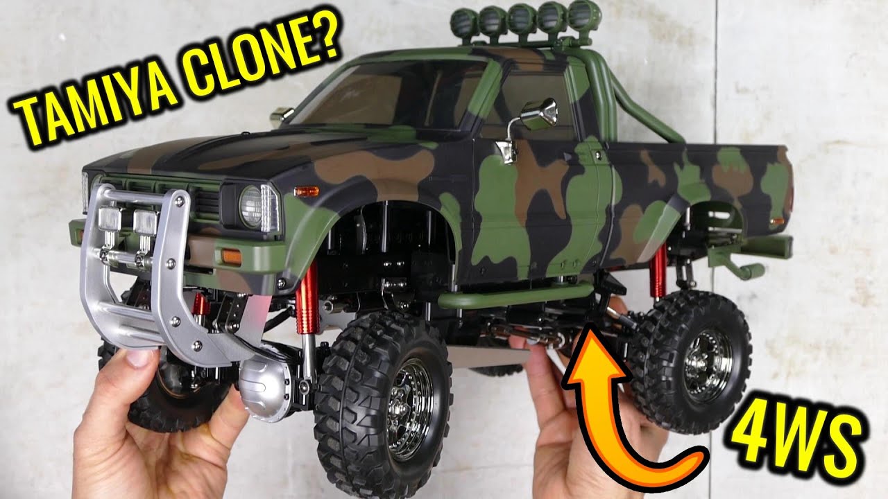 TAMIYA HILUX CLONE? - HG-P417 PICKUP 4X4 WITH 4 WHEEL STEERING