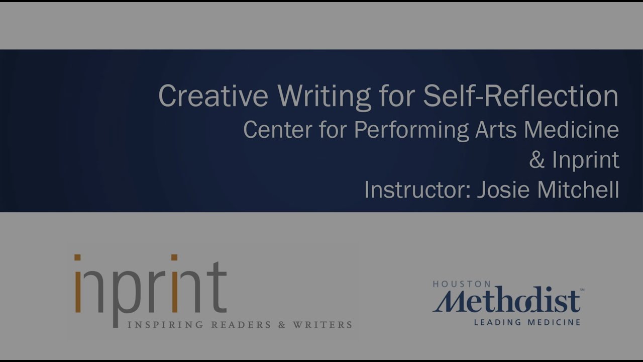 creative writing self reflection