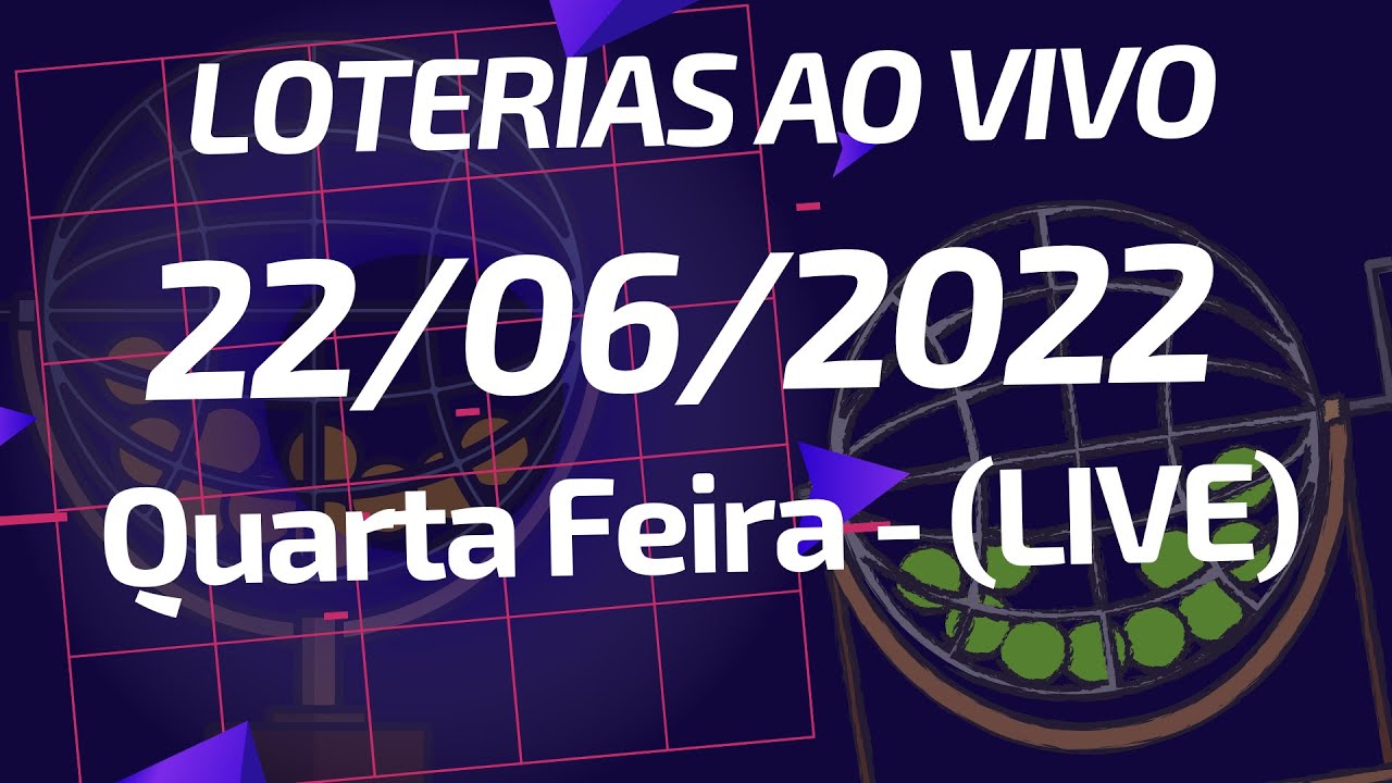 🍀 22/06/2022 – AO VIVO – LOTERIAS –  MEGA SENA 2493 – LOTOFACIL  2553 –  LOTOMANIA  2328