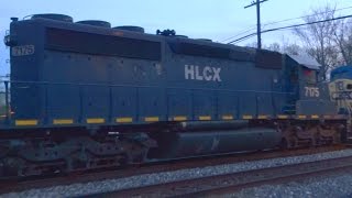 CSX With HLCX And SafetyTrain Tank Car