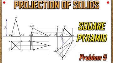 Projection of Solids_Problem 5 in Powerpoint & AUTOCAD