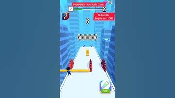 Roof Rails 🤯 #Game Level 2 #Gameplay #Racegame #rungame #roofrails