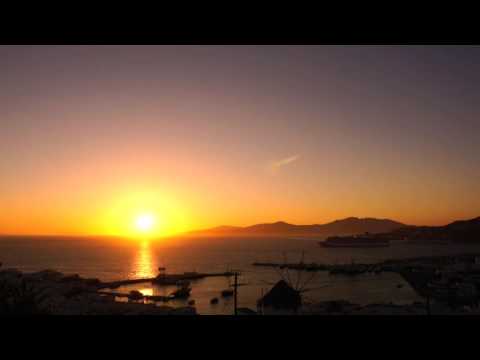 Mykonos Sunset Timelapse