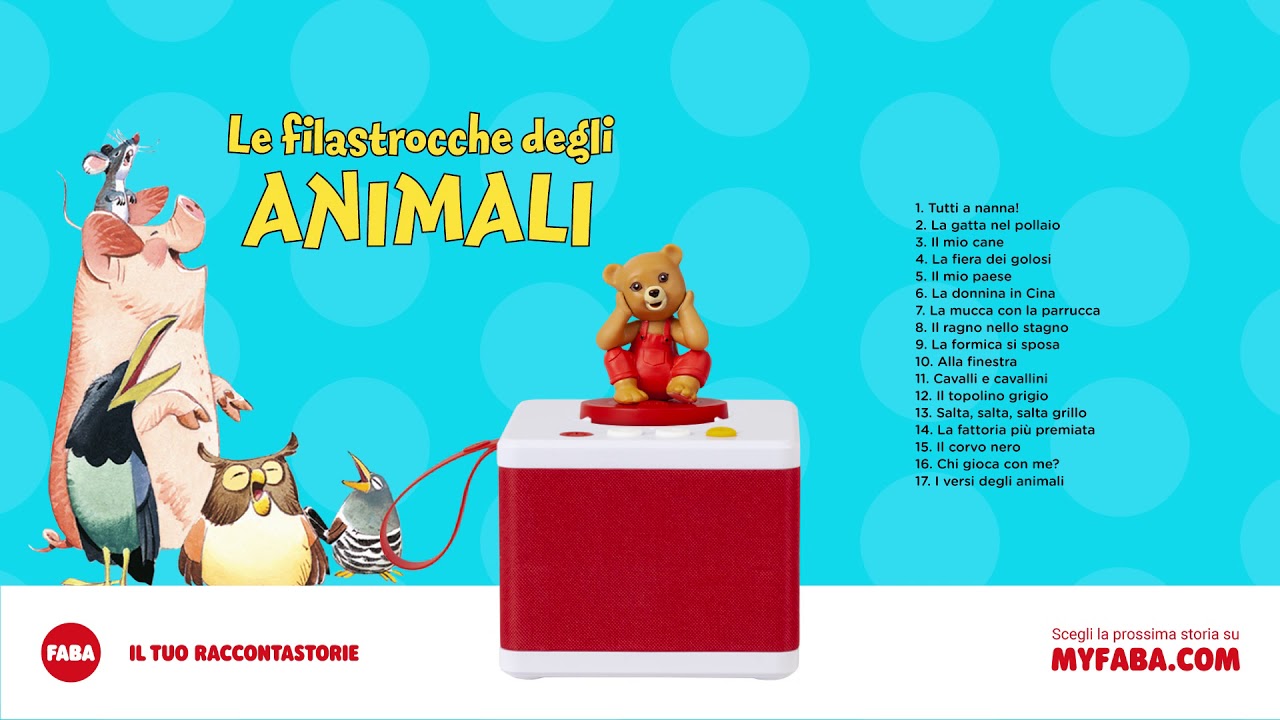 Faba Le Filastrocche Degli Animali Tony Wolf Youtube