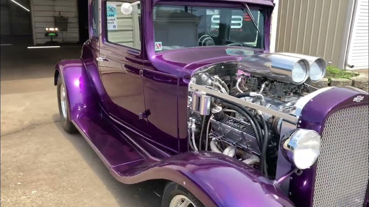 1931 Chevy Coupe with Big Al’s toy box engine. YouTube