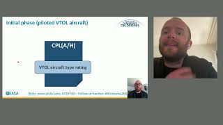 Licensing - Training for eVTOL pilots - UAM Becoming a Reality - Technical Workshop 3a