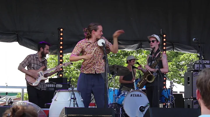 Super Yamba Band "N'Diarabi" live outdoors at Terminal West Big Bang Block Party Atlanta, GA