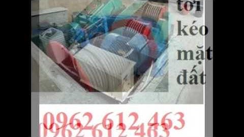 tời 5 TấN (0962 612 463) Tời kéo mặt đất nhiều tốc độ FENGXI JM10 (tải trọng 10 tấn