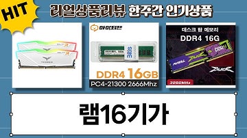 램 업그레이드 총정리! 마이크론 Crucial 외 5종 비교 (빌트인냉장고 램16기가 포함)
