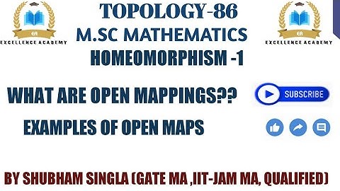 open mappings  in topology | what are open mappings | open maps | Topological