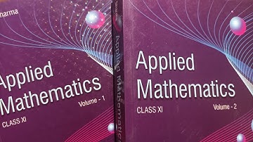 R. D. Sharma Applied Mathematics Class 11th Book