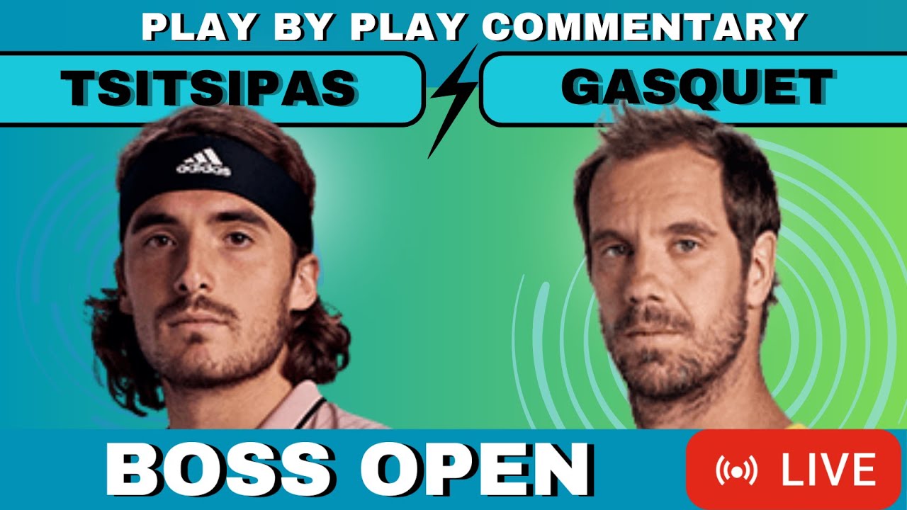 🔴 TSITSIPAS vs GASQUET I BOSS OPEN STUTTGART 2023 I Free Live Stream