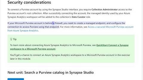 Use Microsoft purview with asa