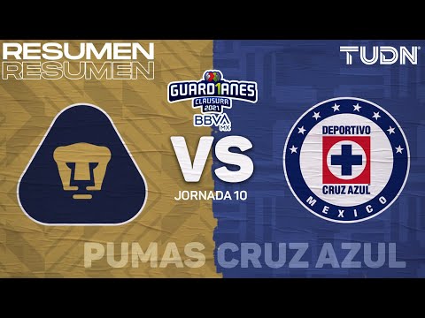 Resumen y goles | Pumas vs Cruz Azul | Torneo Guard1anes 2021 Liga MX J10 | TUDN