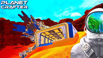 Crash Tech and Gold Chest | Planet Crafter Gameplay | Part 4