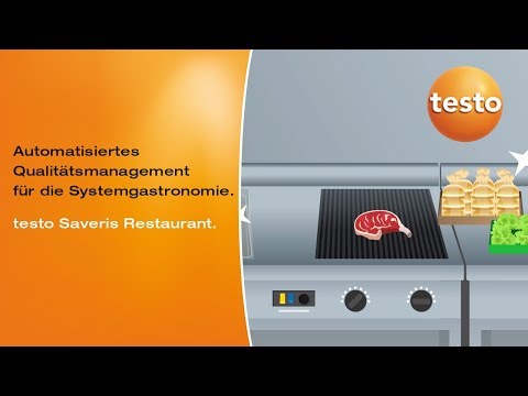 Automatisiertes Qualitätsmanagement für die Systemgastronomie testo Saveris Restaurant: Erklärvideo