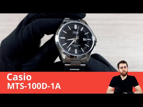 Обзор и настройка часов Casio MTS-100D-1A