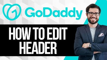 How To Edit Header in GoDaddy Website