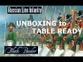 Warlord Games Russian Line Infantry 1809-1814: Unboxing to Table Ready.