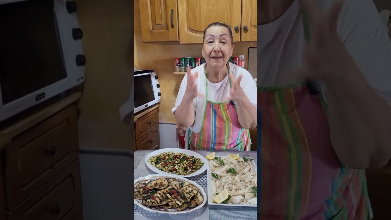 Melanzane e zucchine grigliate appetitose 🫶